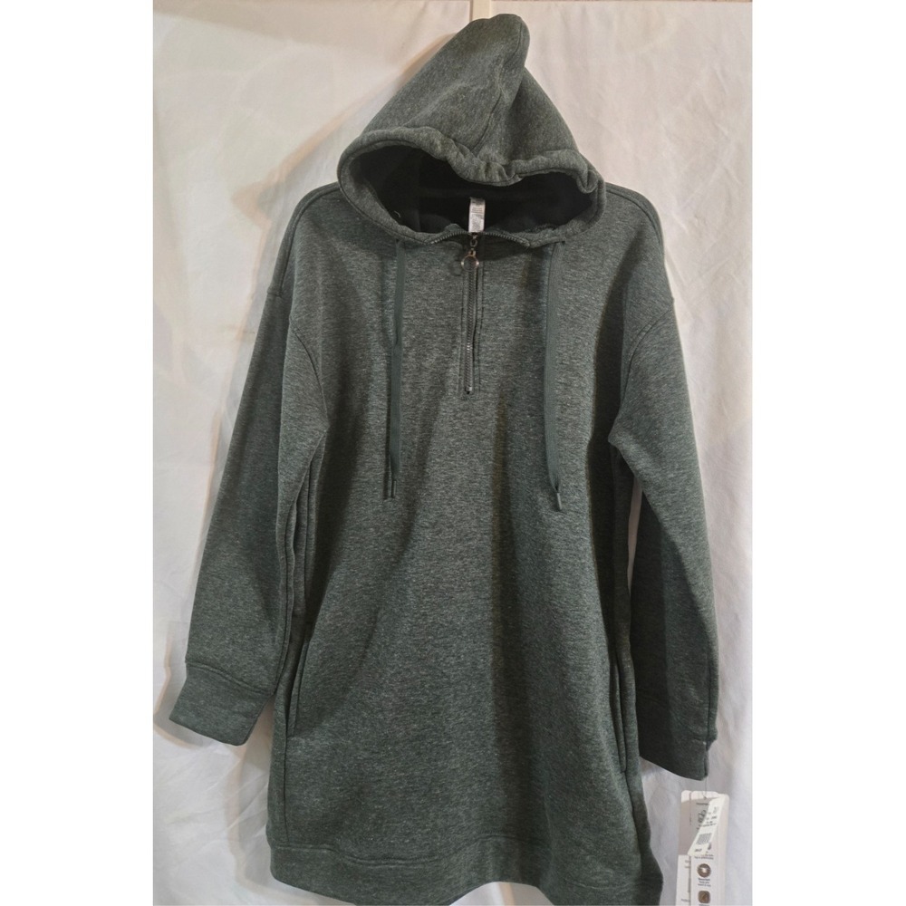 Women's RBX Athleisure Hoodie Color-Mountain Pine Heather Size-Small